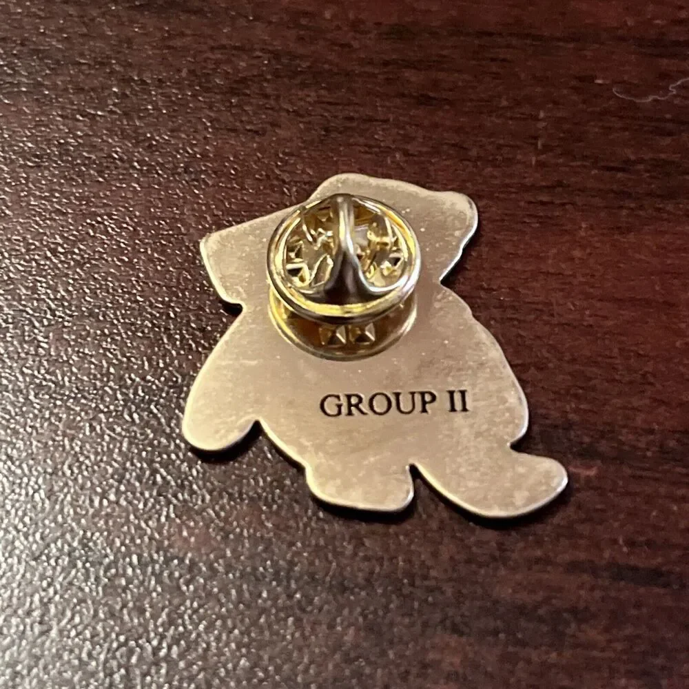 McDonald's Ty Teenie Beanie Babies International Bears Maple Lapel Hat Pin‎